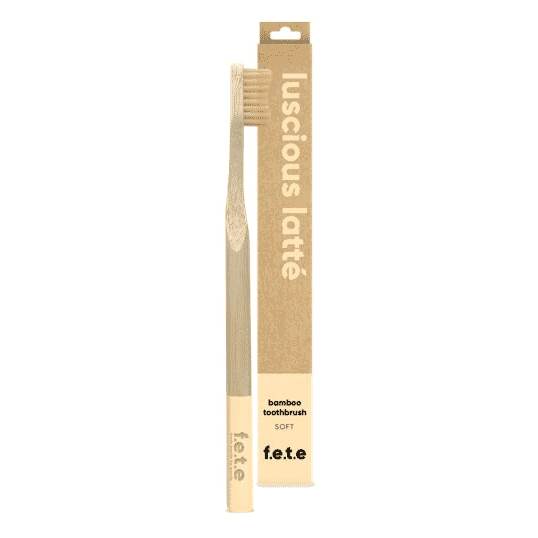 F.E.T.E Bamboo Toothbrush Soft Bristles - Luscious Latte (single)