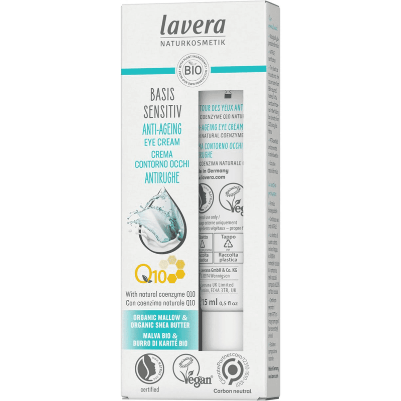 Lavera Basis Sensitiv Anti-Ageing Eye Cream 15ml