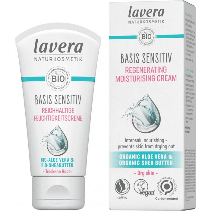 Lavera Basis Sensitiv Regenerating Moisturising Cream 50ml