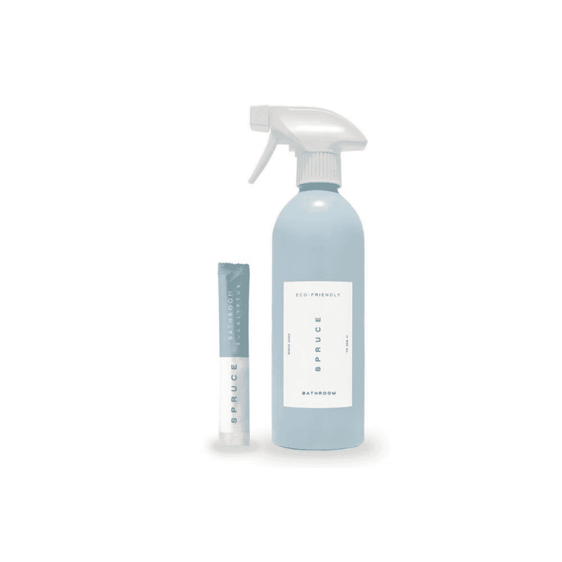 Spruce Bathroom Cleaner Starter Kit 1 Reusable Bottle + 4g Refill (500ml)