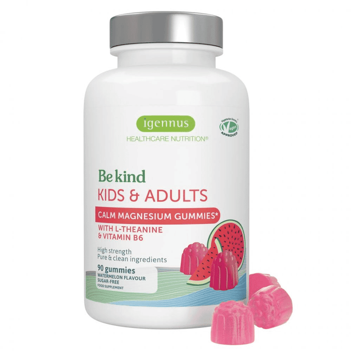 Igennus Be Kind Kids & Adults Calm Magnesium Gummies 90s