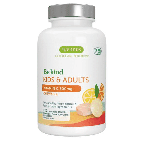 Igennus Be Kind Kids & Adults Vitamin C 500mg Chewable 120s
