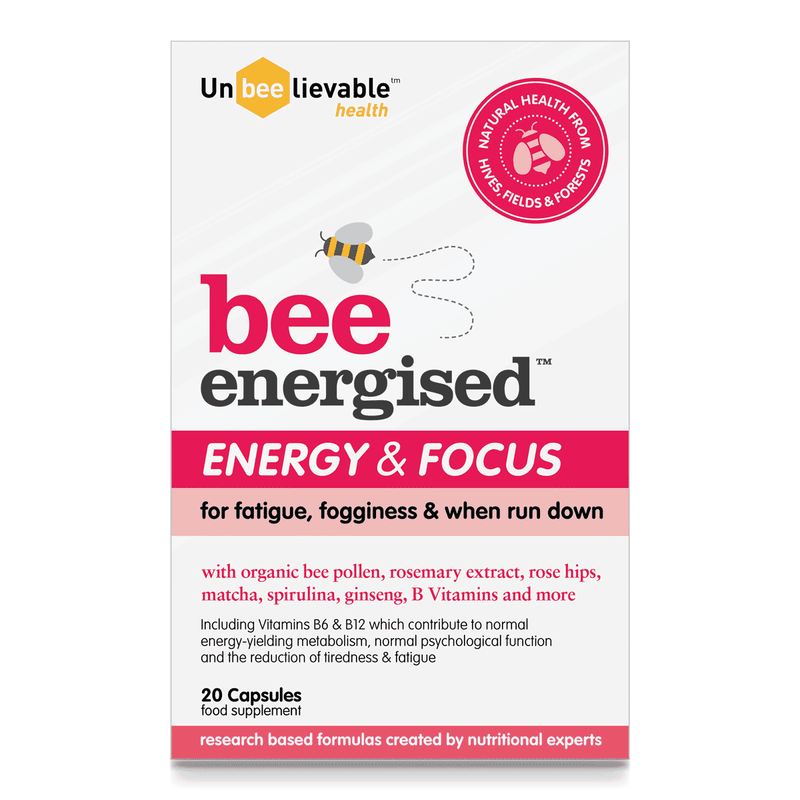 Unbeelievable bee energised Energy & Focus 20s