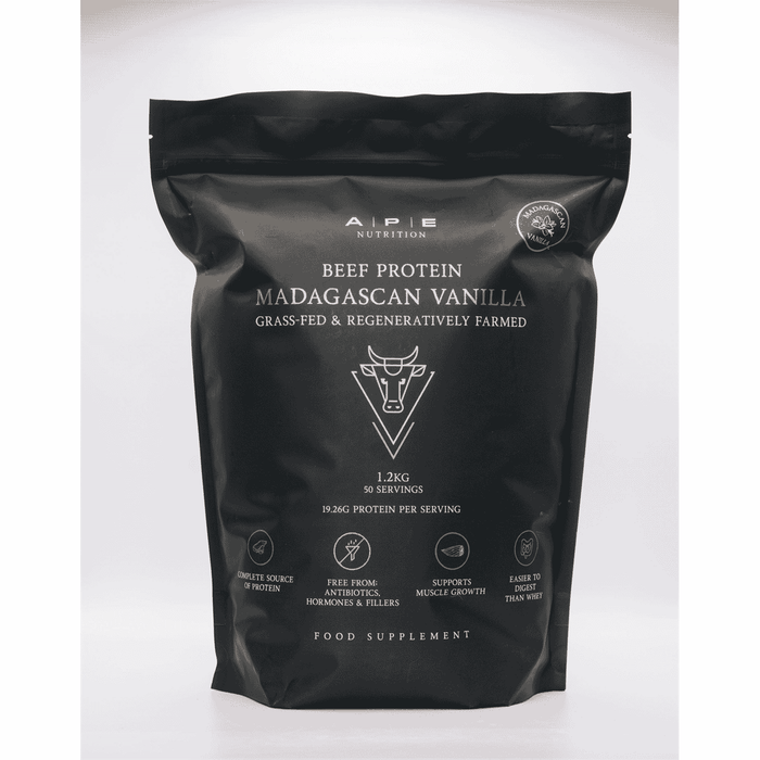 APE Nutrition Beef Protein Madagascan Vanilla 1.2kg