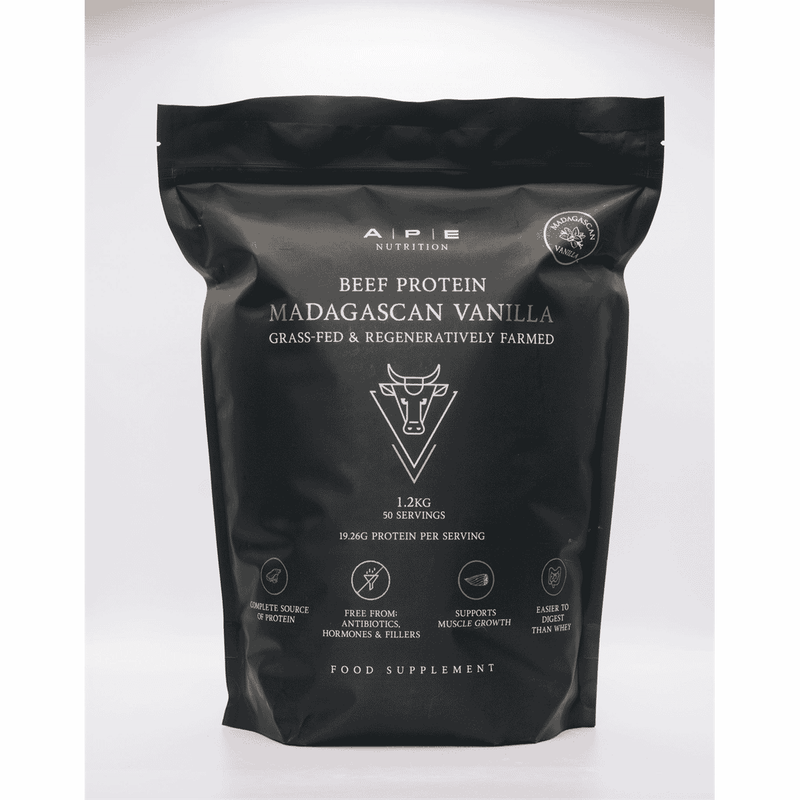 APE Nutrition Beef Protein Madagascan Vanilla 1.2kg