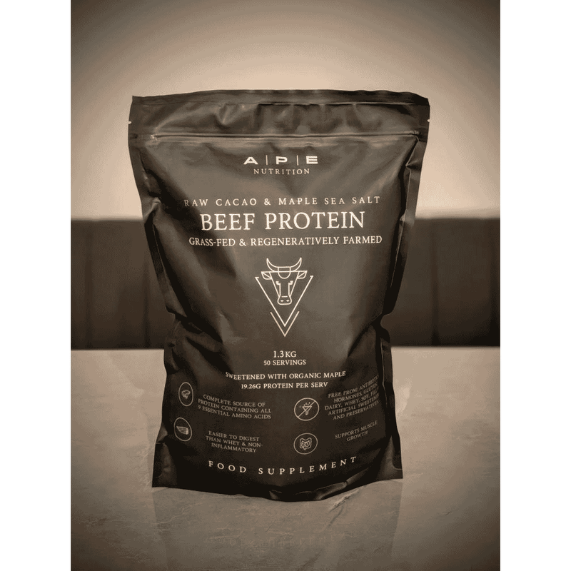 APE Nutrition Beef Protein Raw Cacao & Maple Sea Salt 1.27kg