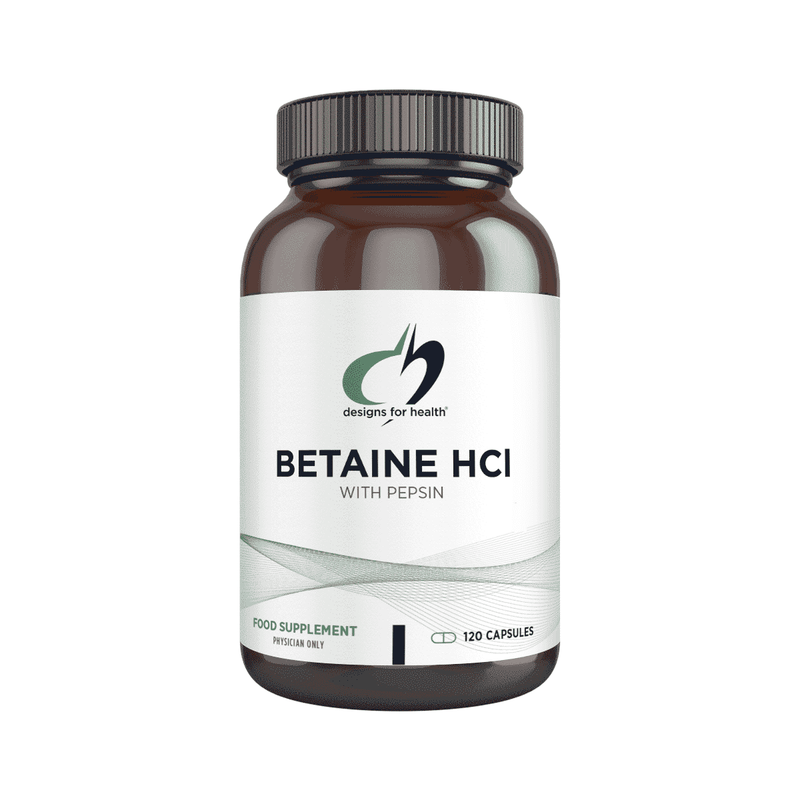 Designs For Health Betaine HCL and Pepsin 120s
