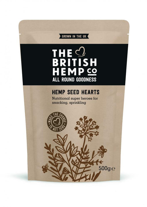 The British Hemp Co Hemp Seed Hearts 500g - Dennis the Chemist