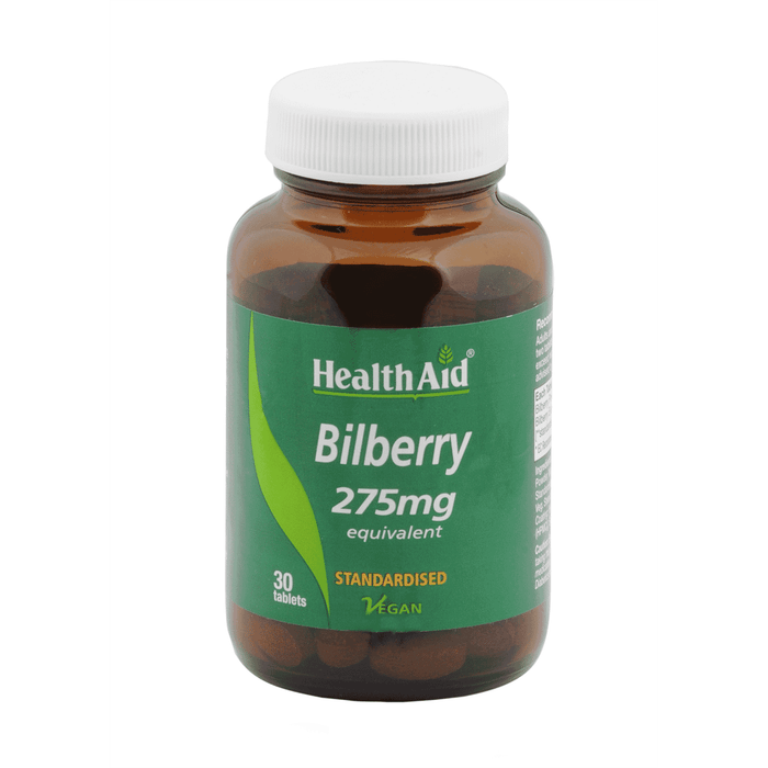 Health Aid Bilberry 275mg 30s