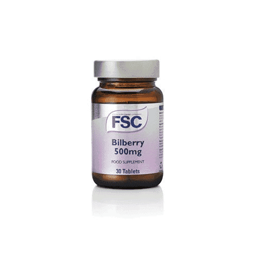 FSC (The Food Supplement Company) Bilberry 500mg 30s