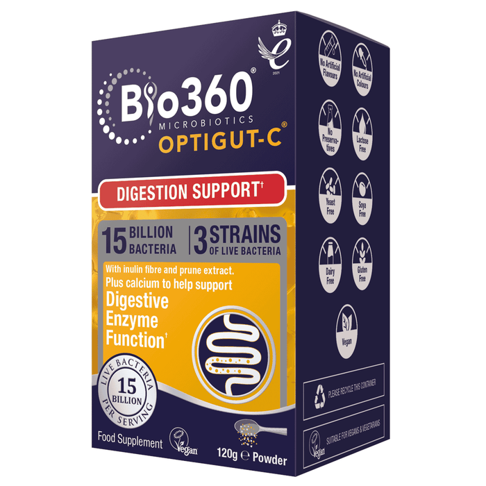Natures Aid Bio360 OptiGut-C (Digestion Support) 120g