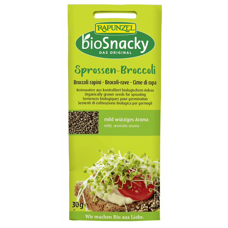 A Vogel (BioForce) bioSnacky Broccoli Rapini Sprouting Seeds 30g