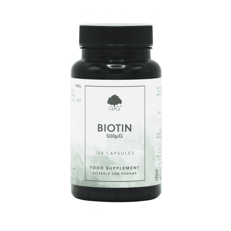 G&G Vitamins Biotin 500ug 120s