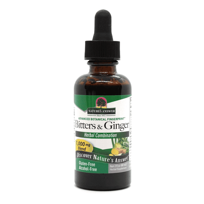 Nature's Answer Bitters & Ginger (Alcohol Free) 60ml