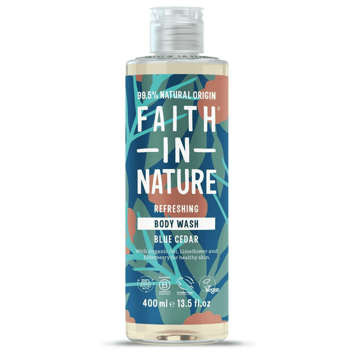 Faith In Nature Blue Cedar Body Wash (Refreshing) 400ml