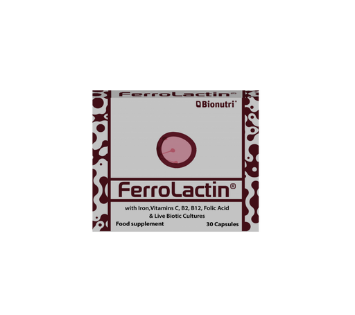 Bionutri Ferrolactin (Iron Complex) 30's - Dennis the Chemist