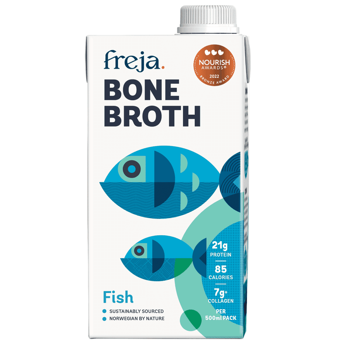 Freja Bone Broth Fish 500ml - Dennis the Chemist