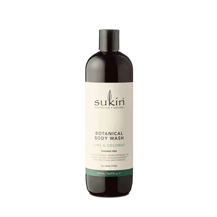 Sukin Botanical Body Wash Lime & Coconut 500ml