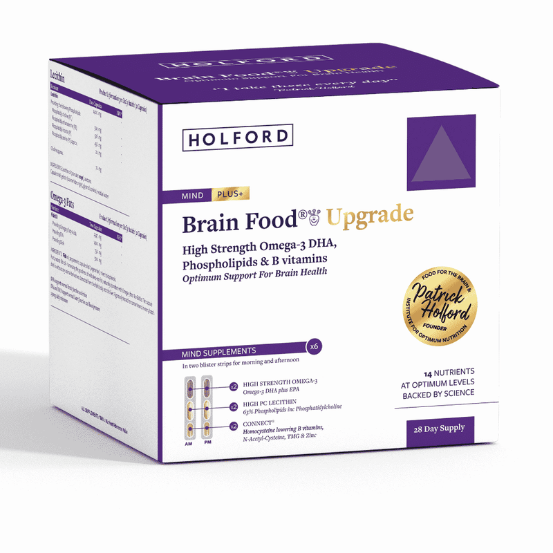 Patrick Holford Brain Food Upgrade Pack 28 Day Supply