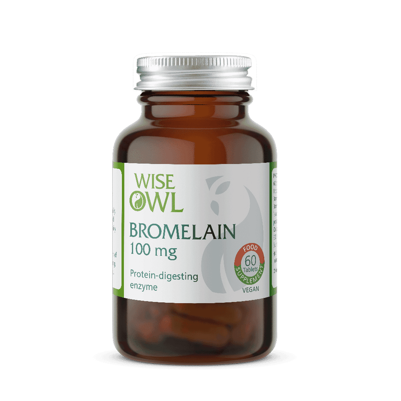 Wise Owl Bromelain 100mg 60s