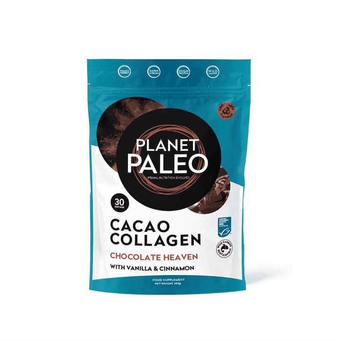 Planet Paleo Cacao Collagen with Vanilla & Cinnamon 285g