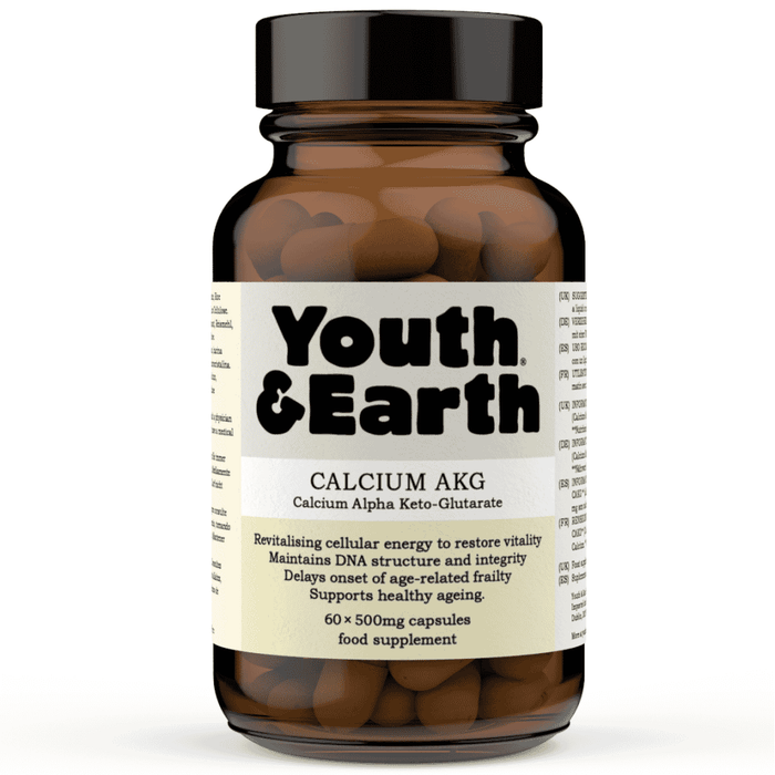 Youth & Earth Calcium AKG Calcium Alpha Keto-Glutarate 60s