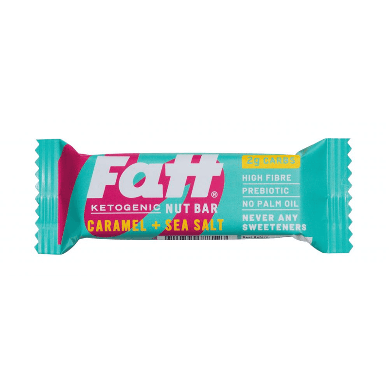Fatt Caramel + Sea Salt Ketogenic Nut Bar 20x30g CASE