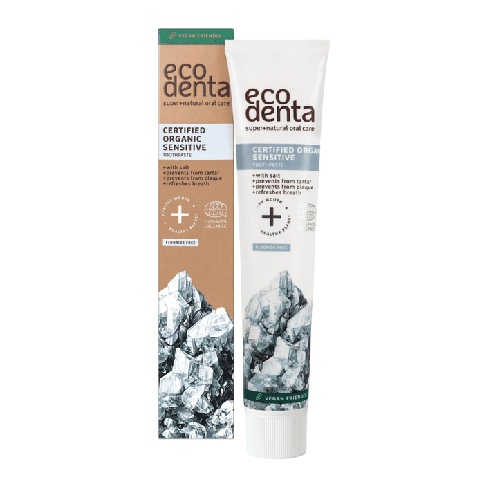 Ecodenta Certified Organic Sensitive Toothpaste with Salt Fluoride Free 75ml