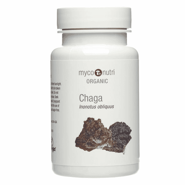 MycoNutri Chaga (Organic) Capsules 60s - Dennis the Chemist