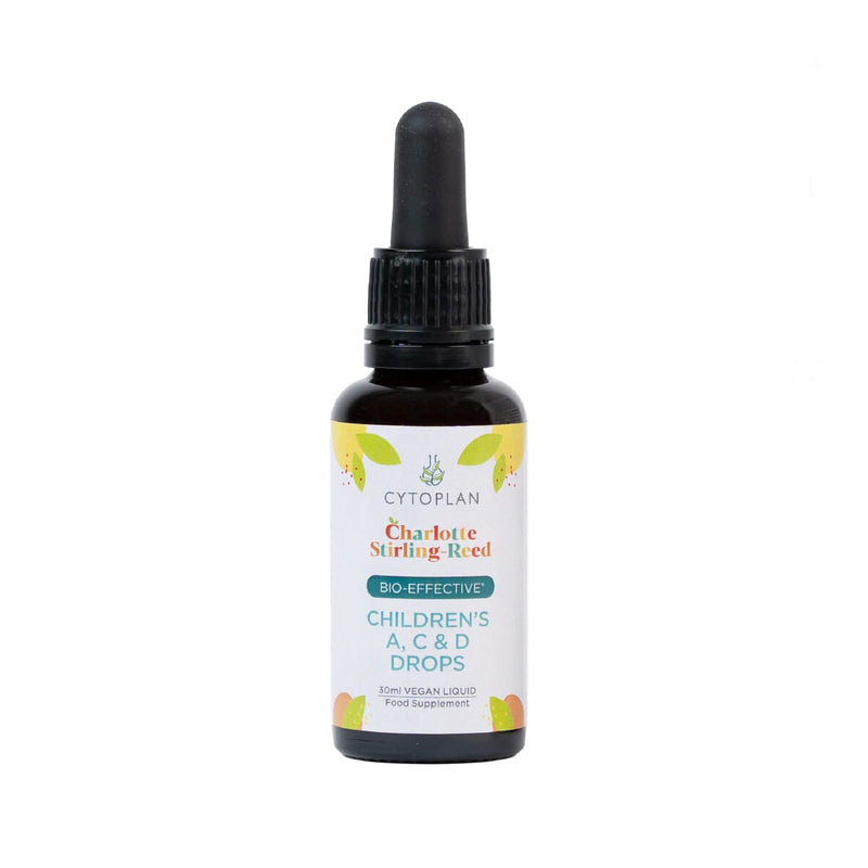Cytoplan Children's A, C & D Drops 30ml bottle for children's vitamin supplementation