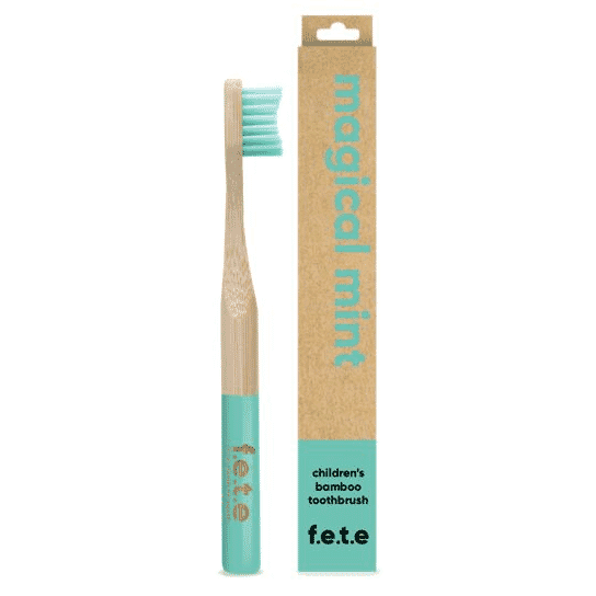 F.E.T.E Children's Bamboo Toothbrush Magical Mint (single)