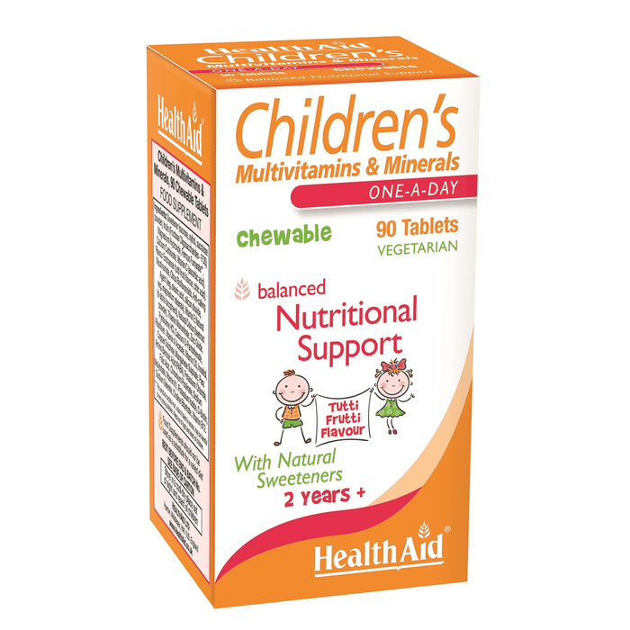 Health Aid Children's Multivitamins & Minerals Tutti Fruity Flavour 90s