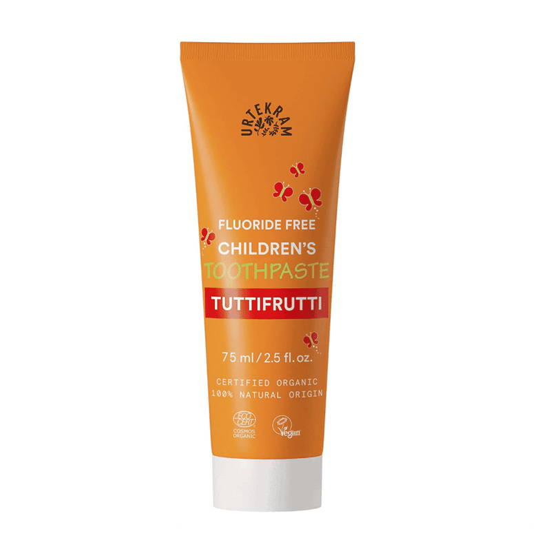 Urtekram Children's Toothpaste Tuttifrutti Fluoride Free 75ml