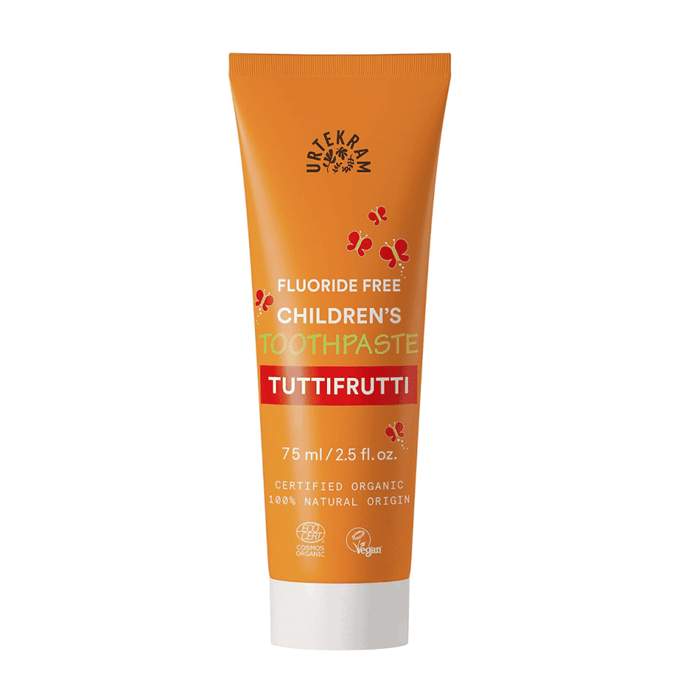Urtekram Children's Toothpaste Tuttifrutti Fluoride Free 75ml