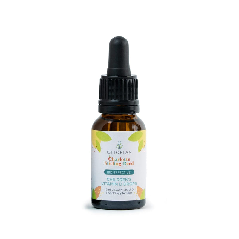 Cytoplan Children's Vitamin D Drops 15ml bottle on a white background