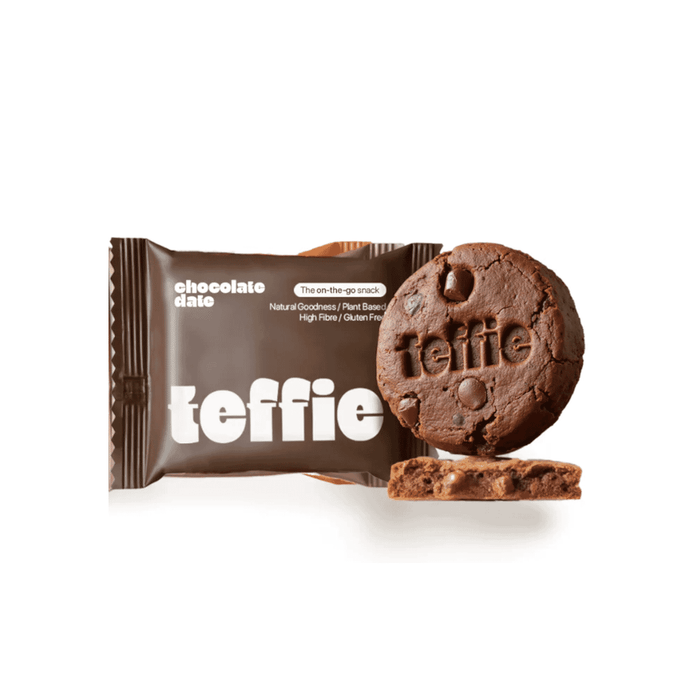 Teffie Chocolate Date Brownie 12 x 37g CASE