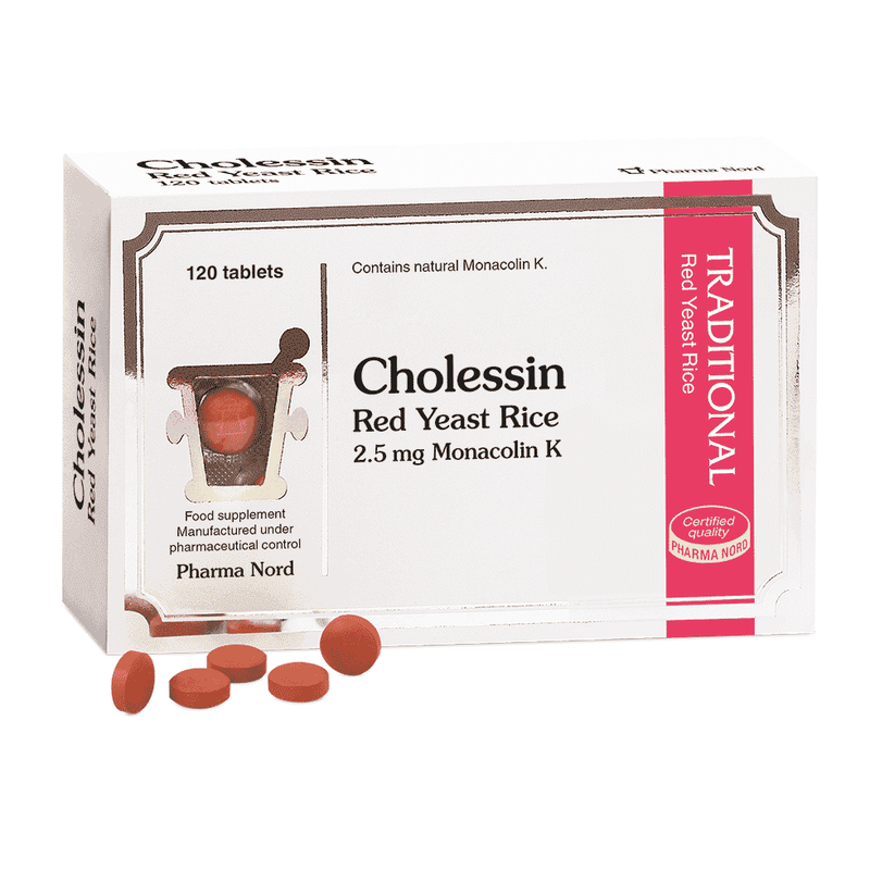 Pharma Nord Cholessin Red Yeast Rice 2.5mg Monacolin K 120s