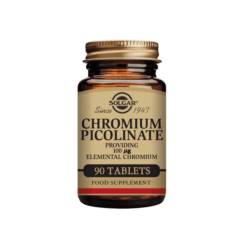 Solgar Chromium Picolinate Providing 100ug Elemental Chromium 90s