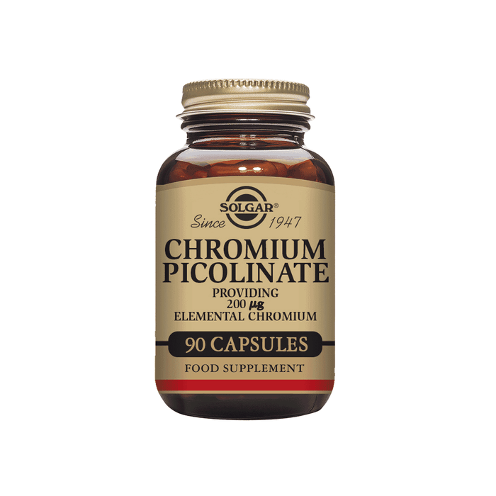Solgar Chromium Picolinate Providing 200ug Elemental Chromium 90s