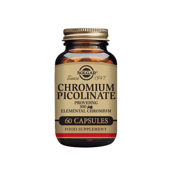Solgar Chromium Picolinate Providing 500ug Elemental Chromium 60s