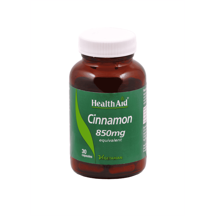 Health Aid Cinnamon 850mg 30s
