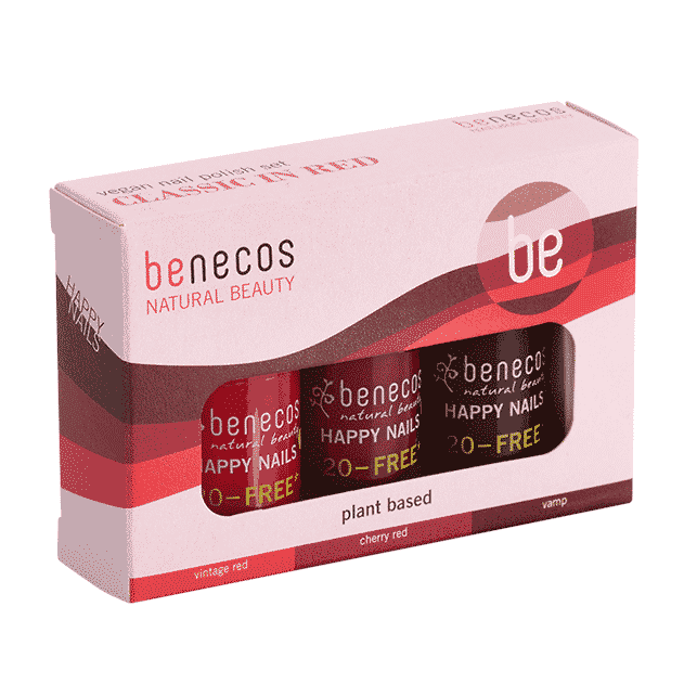 Benecos Classic in Red Vegan Nail Gift Set 3x5ml