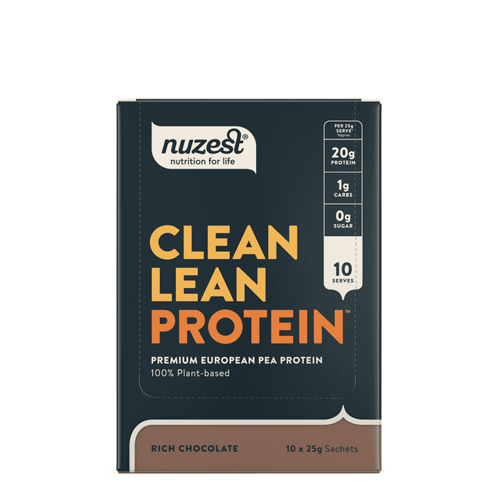 Nuzest Clean Lean Protein Rich Chocolate 10x25g CASE