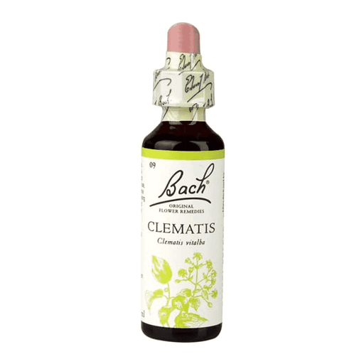 Bach Original Flower Remedies Clematis vitalba dropper bottle for natural wellness support