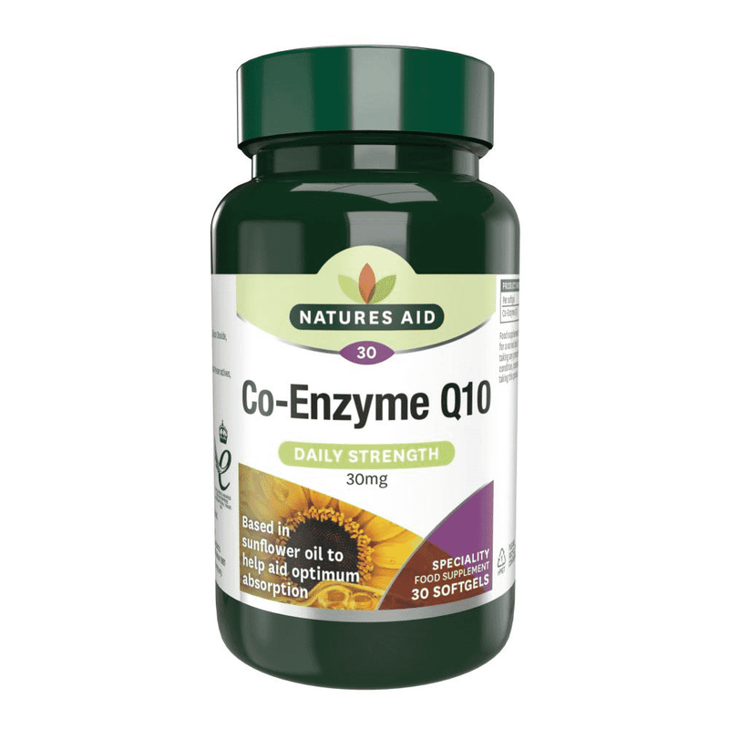 Natures Aid Co-Enzyme Q10 (Daily Strength) 30mg 30s