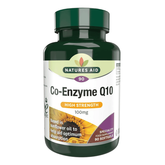 Natures Aid Co-Enzyme Q10 (High Strength) 100mg 90s - Dennis the Chemist