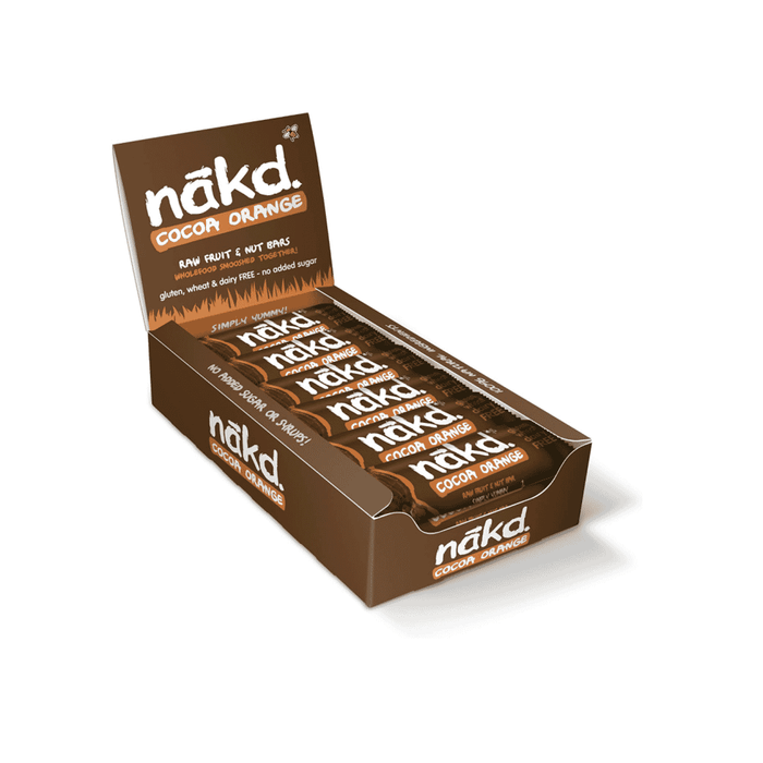 Nakd Cocoa Orange 18 x 35g Bar (CASE)