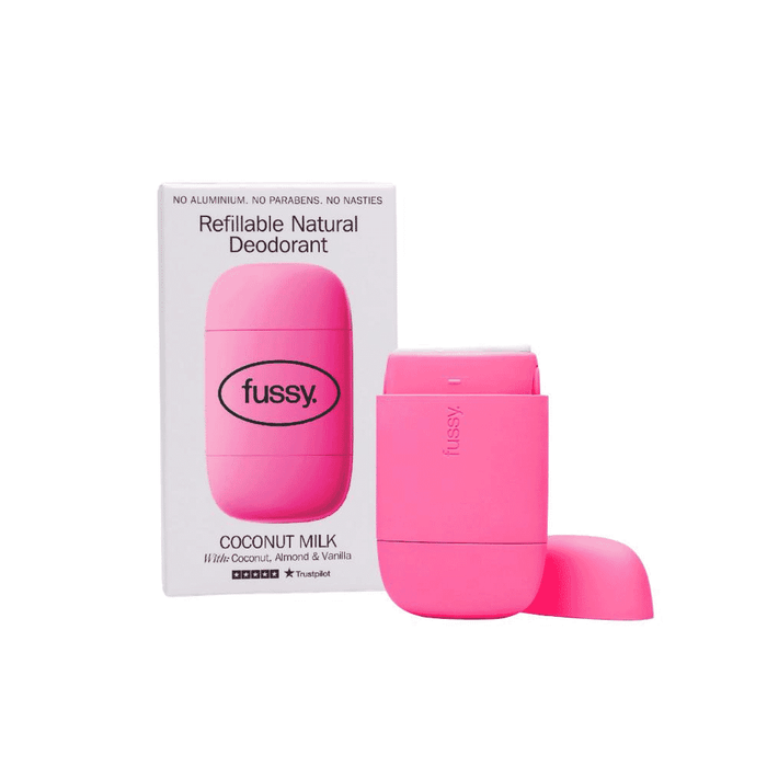Fussy Coconut Milk Refillable Natural Deodorant Starter Pack 40g