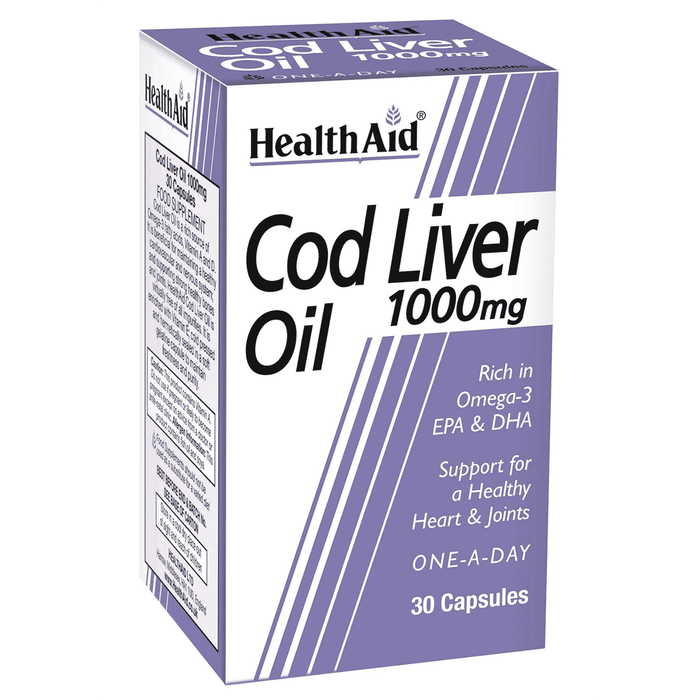 Health Aid Cod Liver Oil 1000mg  30s