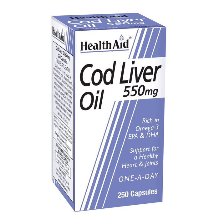 Health Aid Cod Liver Oil 550mg 250s